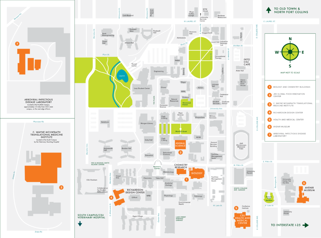 Research Facilities Map